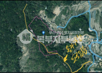 경남 양산시 동면 여락리 경남 양산시 동면 여락리 임야매매 당16만 매매 매물번호 10796 사진 1